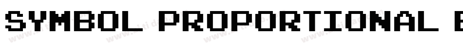 Symbol Proportional BT字体转换